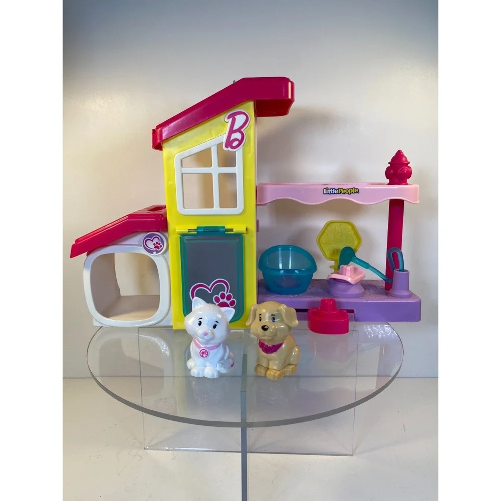 Fisher Price Little People Barbie Play And Care Pet Spa Playset Animal Figures